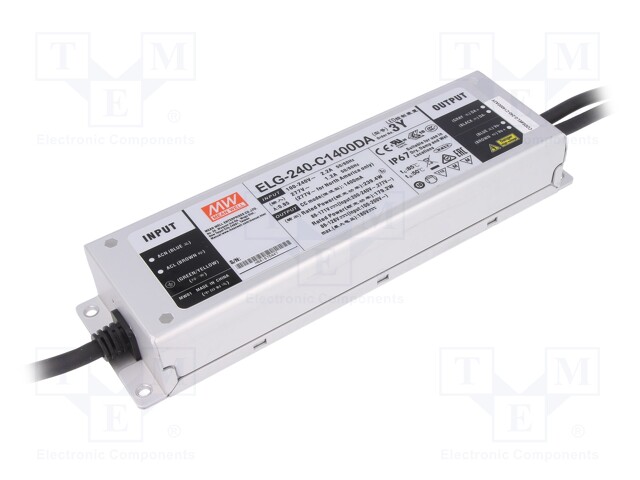 Power supply: switched-mode; Communication: DALI; LED; 239.4W