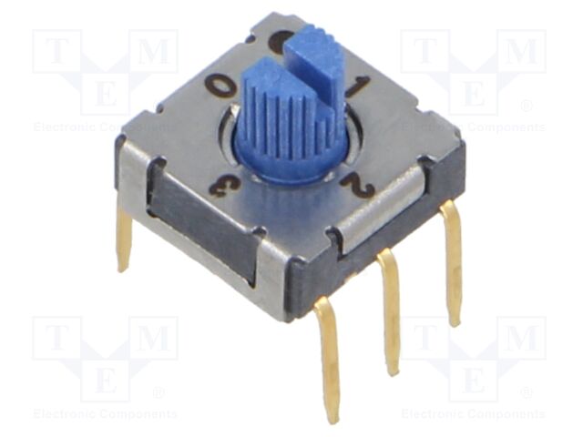 Encoding switch; Pos: 4; THT; Rcont max: 100mΩ; Rinsul min: 100MΩ
