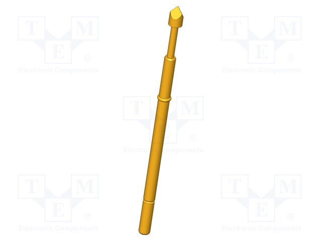 Test needle; Operational spring compression: 4mm; 5A; Ø: 2mm
