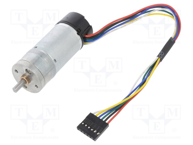 Motor: DC; with encoder,with gearbox; Medium Power; 12VDC; 2.1A