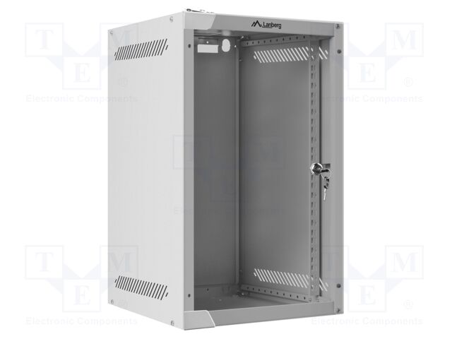 Enclosure: rack cabinet; Standard: 10"; 9U; grey; Z: 310mm; X: 280mm
