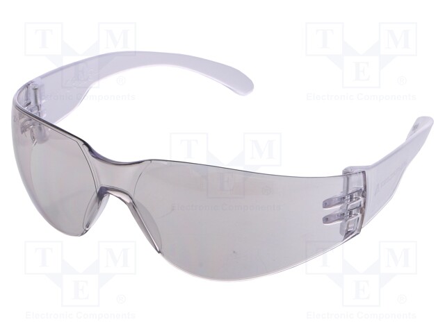 Safety spectacles; Lens: light mirror; Features: UV400; Classes: 1