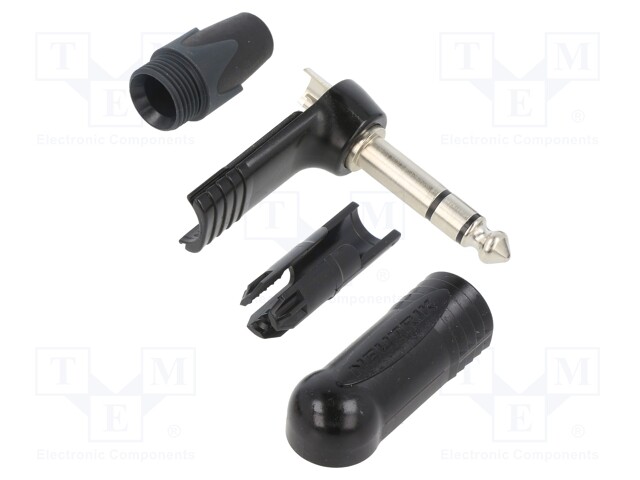 "R/A 1/4"" 3POLE PLUG"