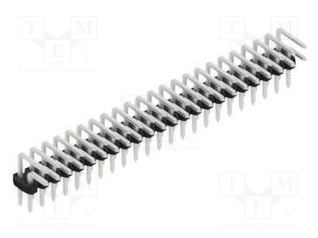 Connector: pin strips; pin header; male; PIN: 46; 2mm; THT; 2x23