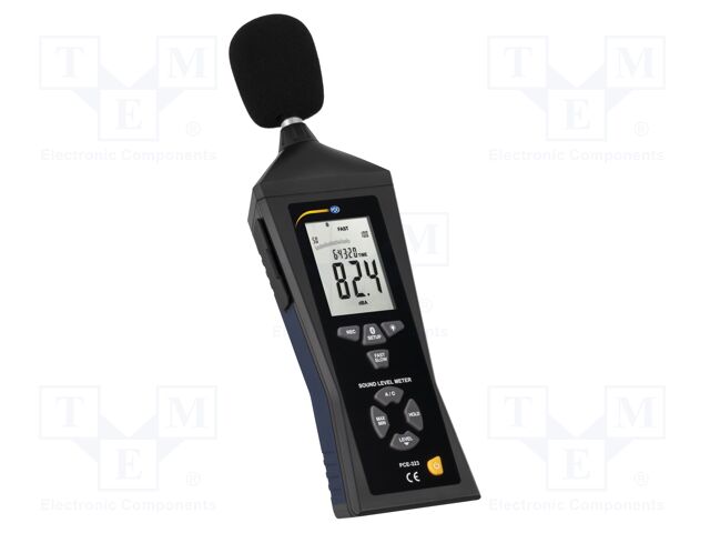 Meter: sound level; LCD; Sound level: 30÷130dB; 31.5÷8000Hz; IP20