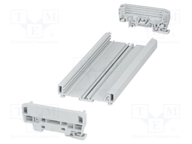 Enclosure: for DIN rail mounting; Y: 92.3mm; X: 203.8mm; Z: 39.45mm