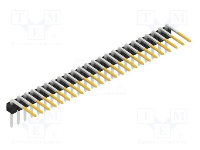 Connector: pin strips; pin header; male; PIN: 24; 2.54mm; THT; 1x24