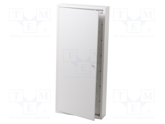 Enclosure: for modular components; IP30; light grey; steel; IK08