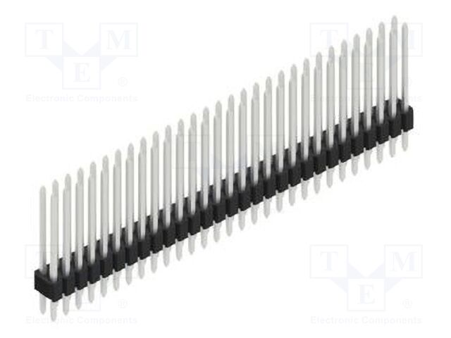 Connector: pin strips; pin header; male; PIN: 58; 1.27mm; THT; 2x29