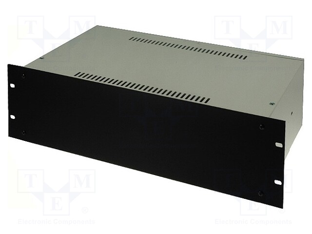 Enclosure: 19" standard; 180; 3U; 263mm; light grey