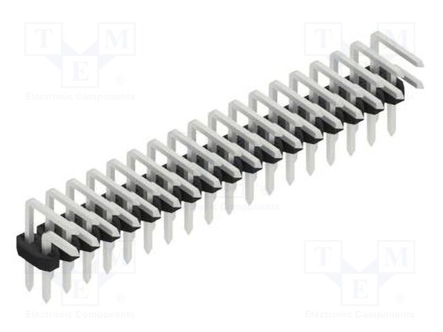 Connector: pin strips; pin header; male; PIN: 36; 2mm; THT; 2x18