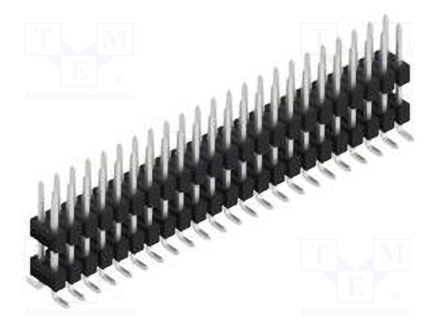 Connector: pin strips; pin header; male; PIN: 46; 2.54mm; SMT; 2x23