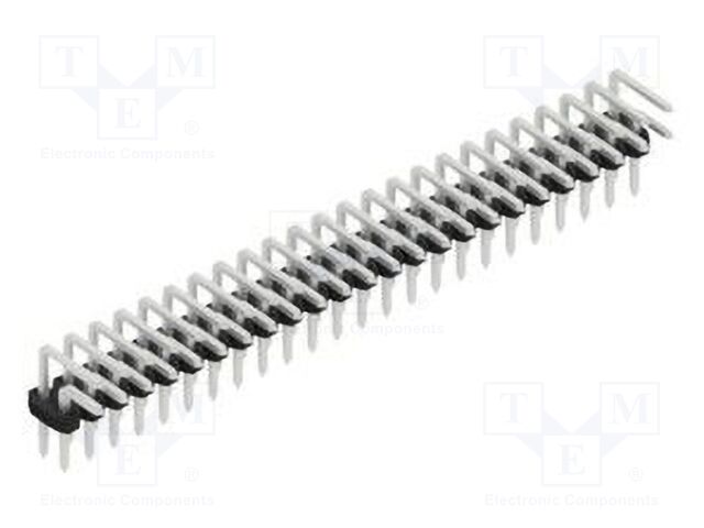 Connector: pin strips; pin header; male; PIN: 48; 2mm; THT; 2x24
