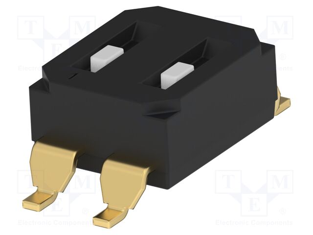 Switch: DIP-SWITCH; Poles number: 2; OFF-ON; 0.025A/24VDC; Pos: 2