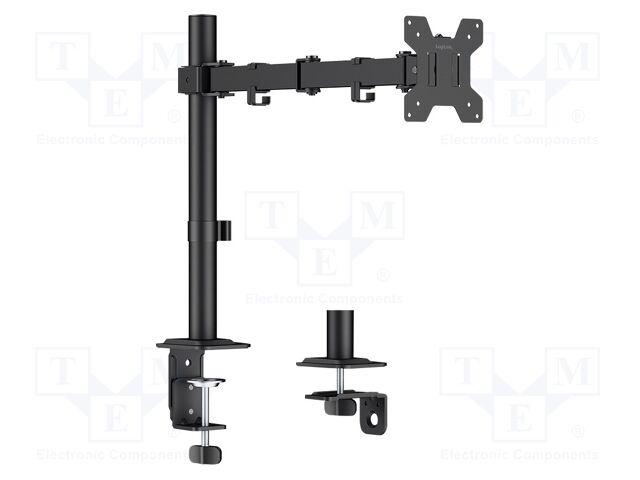 Holder; 10kg; 17÷32"; Arm len: 376mm; Standard: 75x75mm,100x100mm