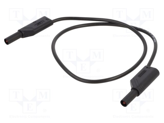 Test lead; 32A; banana plug with axial socket 4mm,both sides