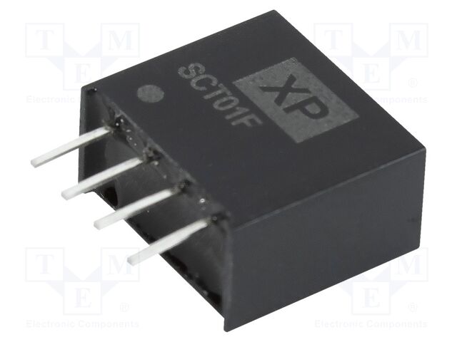 Converter: DC/DC; 1W; Uin: 21.6÷26.4VDC; Uout: 12VDC; Iout: 84mA