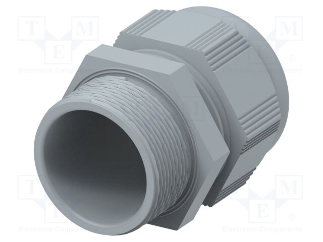 Cable gland; without nut,with long thread; M40; 1.5; IP68; grey