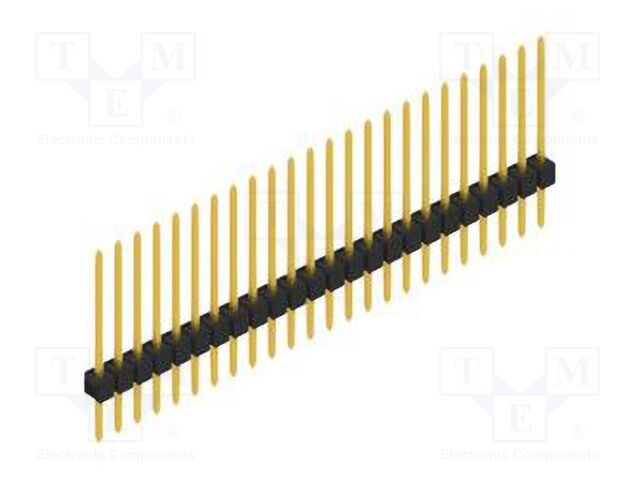 Connector: pin strips; pin header; male; PIN: 24; 2.54mm; THT; 1x24