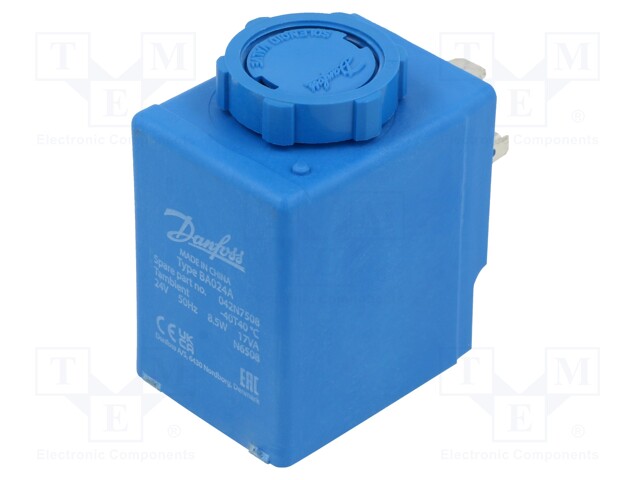 Accessories: coil for solenoid valve; 24VAC; 13.5mm; IP00; 8.5W