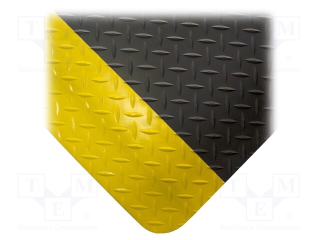 Anti fatigue mat; Width: 0.6m; L: 0.9m; Mat: foam,vinyl; Thk: 15mm