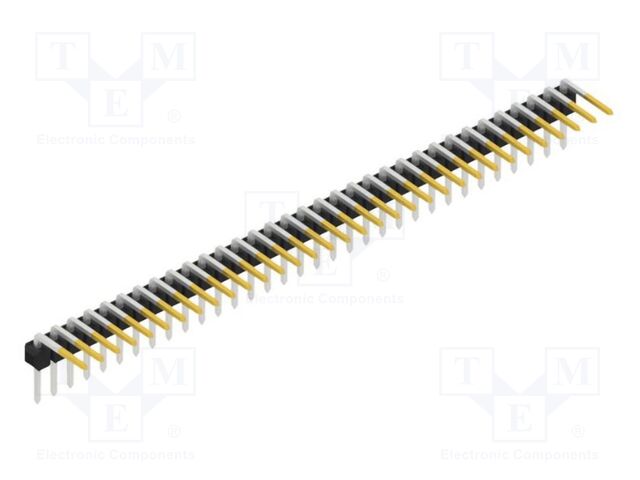 Connector: pin strips; pin header; male; PIN: 33; 2.54mm; THT; 1x33