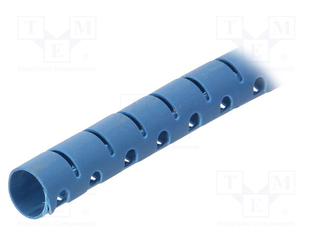 Spiral wrapping; 20mm; polypropylene; blue; UL94HB