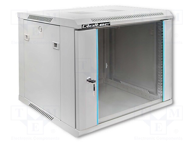 Enclosure: 19" standard; Standard: 19"; 9U; grey; Y: 600mm; X: 600mm