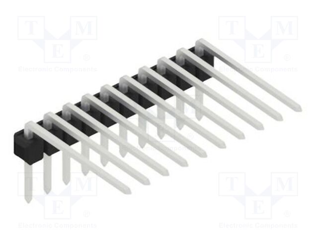 Connector: pin strips; pin header; male; PIN: 10; 2.54mm; THT; 1x10
