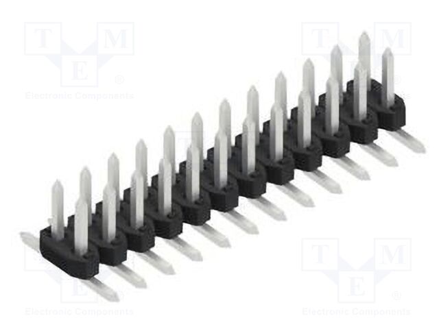 Connector: pin strips; pin header; male; PIN: 24; 2mm; SMT; 2x12