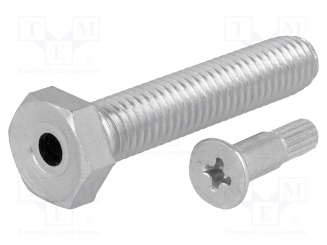 Pin; M8; Plunger mat: steel; Plating: zinc; Thread len: 40mm