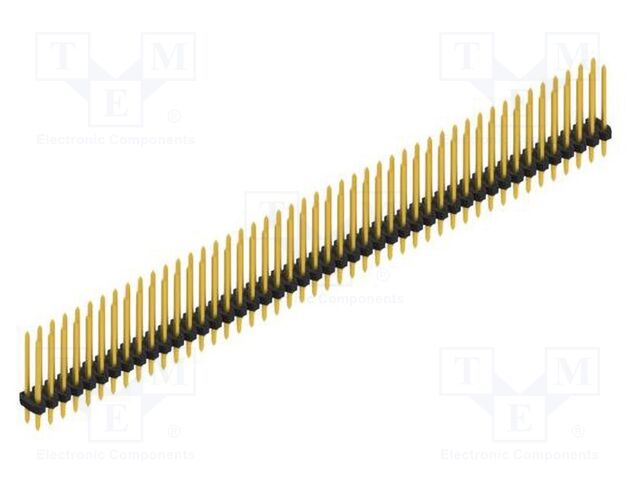 Connector: pin strips; pin header; male; PIN: 92; 2mm; THT; 2x46