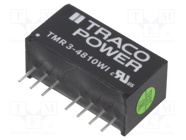 Converter: DC/DC; 3W; Uin: 18÷75V; 3.3VDC; Iout: 700mA; SIP8; 4.8g