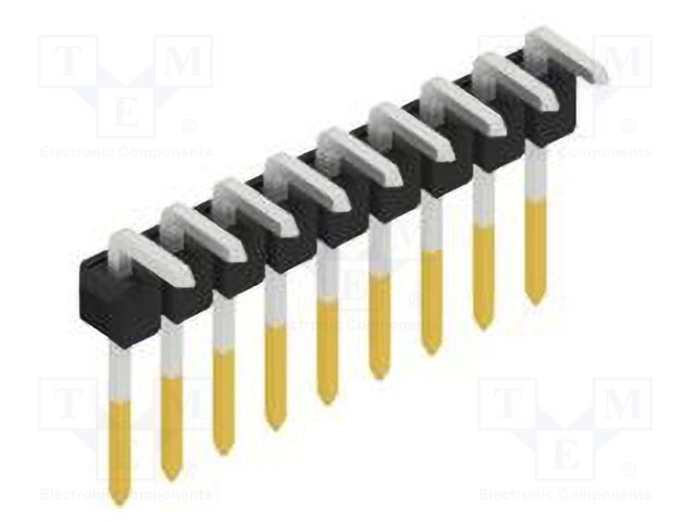 Connector: pin strips; pin header; male; PIN: 9; 2.54mm; THT; 1x9