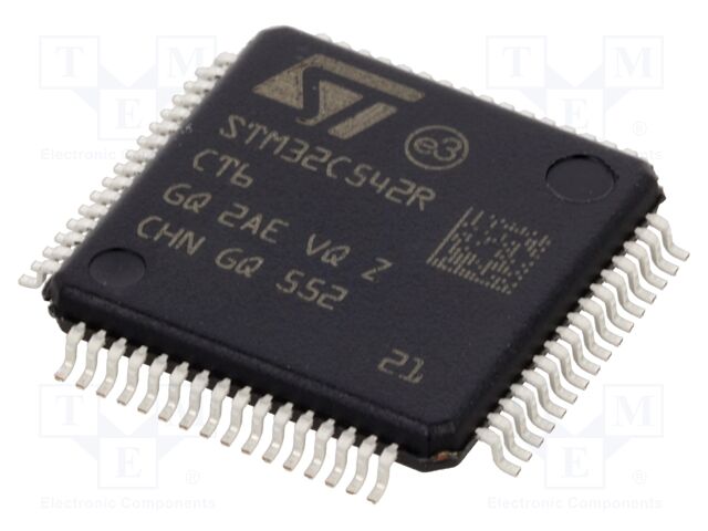 IC: STM32 ARM microcontroller; 144MHz; LQFP64; 2.7÷3.6VDC; Cmp: 1