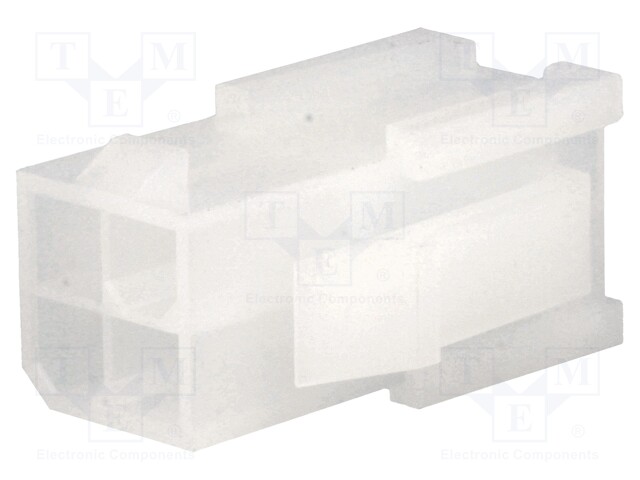 Plug; wire-wire; male; Mini-Fit Jr; 4.2mm; PIN: 4; w/o contacts