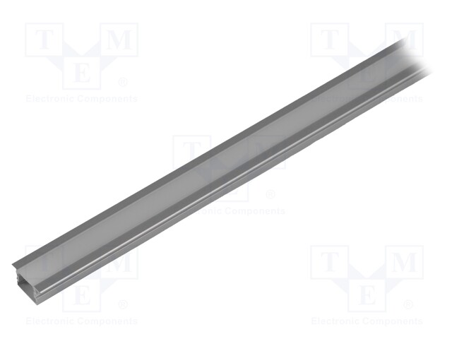 Profiles for LED modules; silver; L: 1m; PDS-NK; aluminium