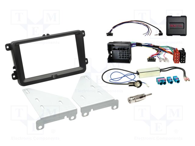 Adapter for control from steering wheel; Seat,VW,Škoda; black