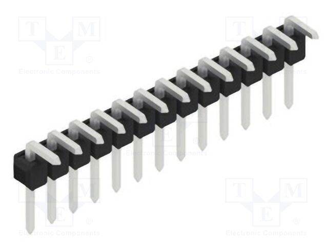Connector: pin strips; pin header; male; PIN: 13; 2.54mm; THT; 1x13