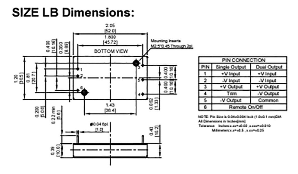 Converter: DC/DC; 60W; Uin: 18÷75V; Uout: 15VDC; Uout2: -12VDC; 39g