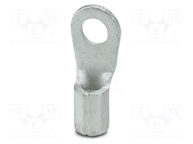 Non-insulated; Body: silver; Tip: ring