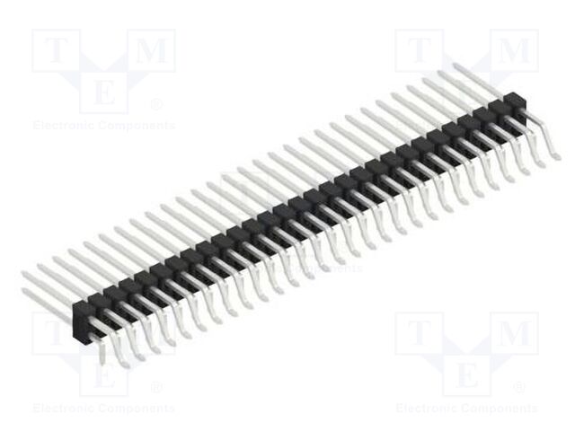 Connector: pin strips; pin header; male; PIN: 58; 2.54mm; SMT,THT