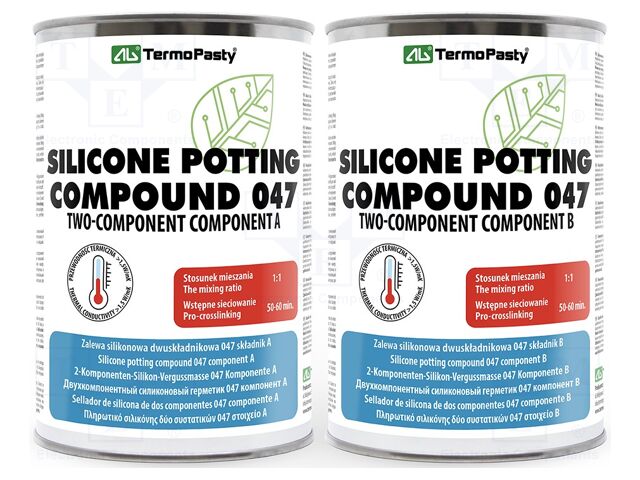 Silicone encapsulating compound; white; -50÷180°C; 1.2g/cm3