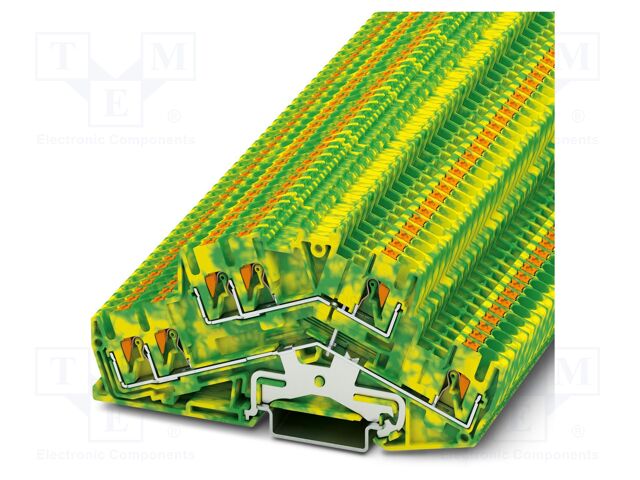 Splice terminal: rail; PTS; PA; L: 45.8mm; terminals: 6; W: 5.2mm