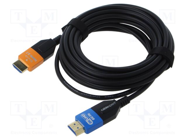 Cable; HDMI 2.1; HDMI plug,both sides; PA; 30m; black; Core: Cu