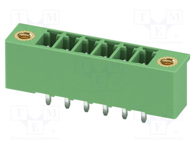 PCB headers, nominal cross section: 1.5 mm2, color: green, n