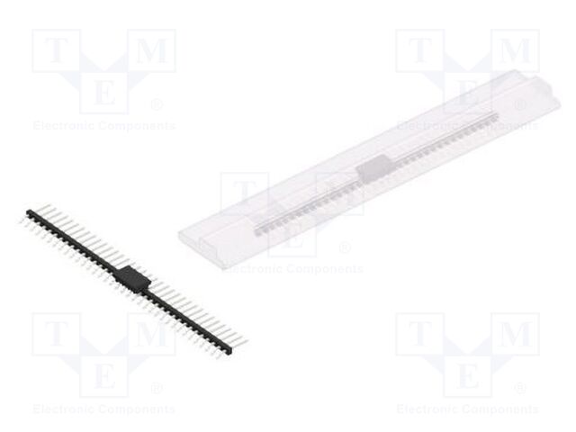 Connector: pin strips; pin header; male; PIN: 36; 2mm; SMT; 1x36
