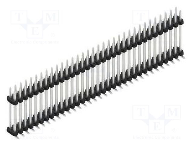 Connector: pin strips; pin header; male; PIN: 66; 2mm; SMT; 2x33