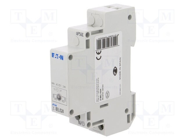 LED indicator; Mounting: DIN; 24VAC; Colour: green; 24VDC