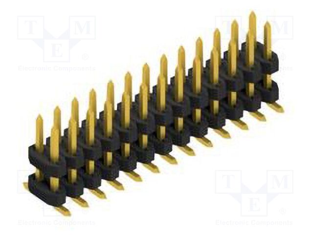 Connector: pin strips; pin header; male; PIN: 26; 2mm; SMT; 2x13